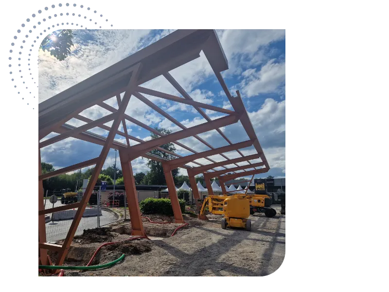 auvent metallique mayenne