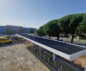 ombrière photovoltaïque à Le Mans - image 3